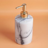 Weißer Marmor Seifenspender/stein Badezimmer Accessoire Dekor von AndresStoneDesign