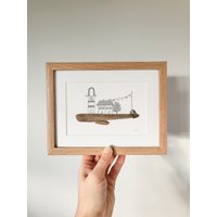 Andressâ - Seeglasbild Kollektion Die Wale Und Der Hai Mit Steinen Echtem Seeglas Aus Ostsee von AndressaSchmuck