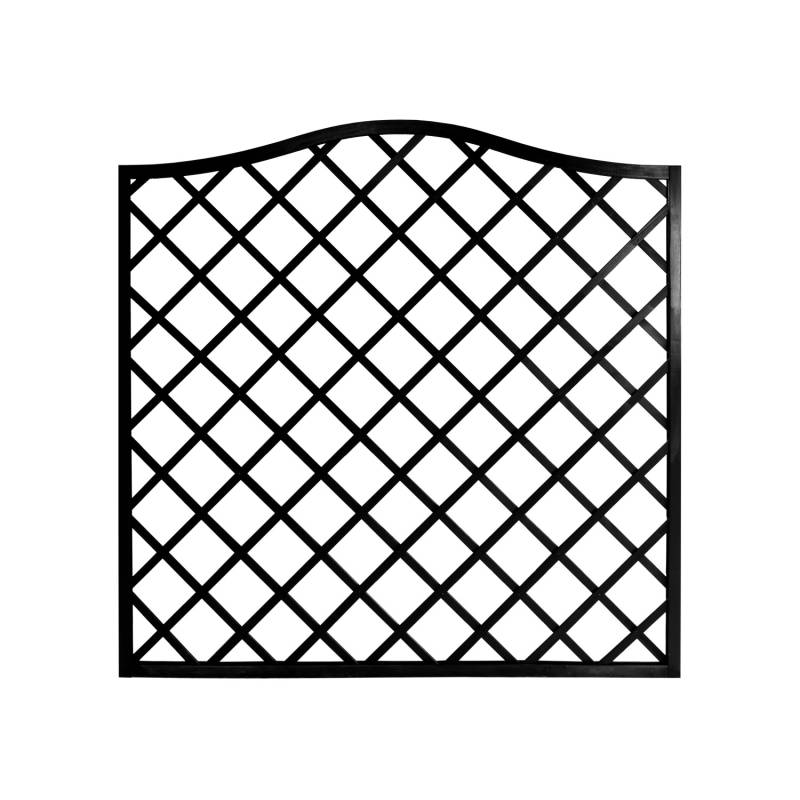 Sichtschutzzaun-Element Nancy Anthrazit 164/180 cm x 180 cm von Andrewex