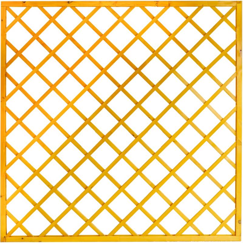 Sichtschutzzaun-Element Nancy Pinienfarben 180 cm x 180 cm von Andrewex
