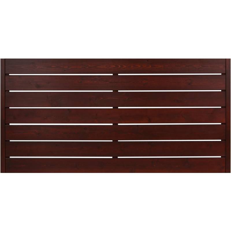 Sichtschutzzaunelement Faro Braun lackiert 90 cm x 180 cm FSC von -