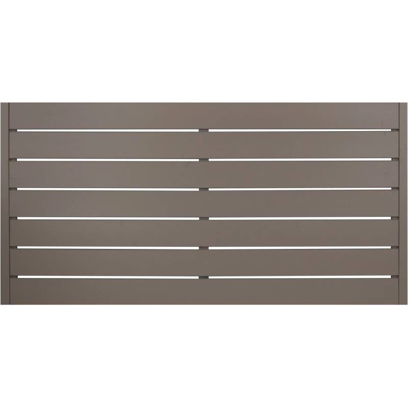 Sichtschutzzaunelement Faro Grau lackiert  90 cm x 180 cm FSC von -