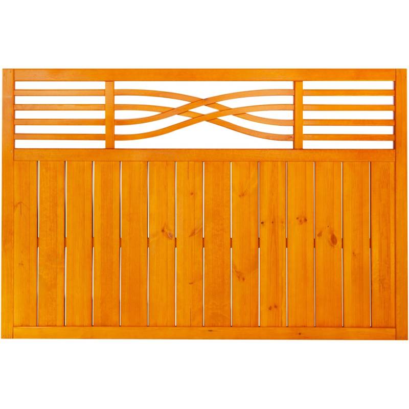 Vorgartenzaun Malaga 120 cm x 180 cm Pinie von Andrewex