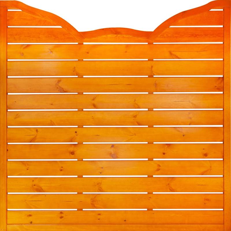 Zaunelement Calais LP Bogen 180 cm x 180 cm Pinie von Andrewex