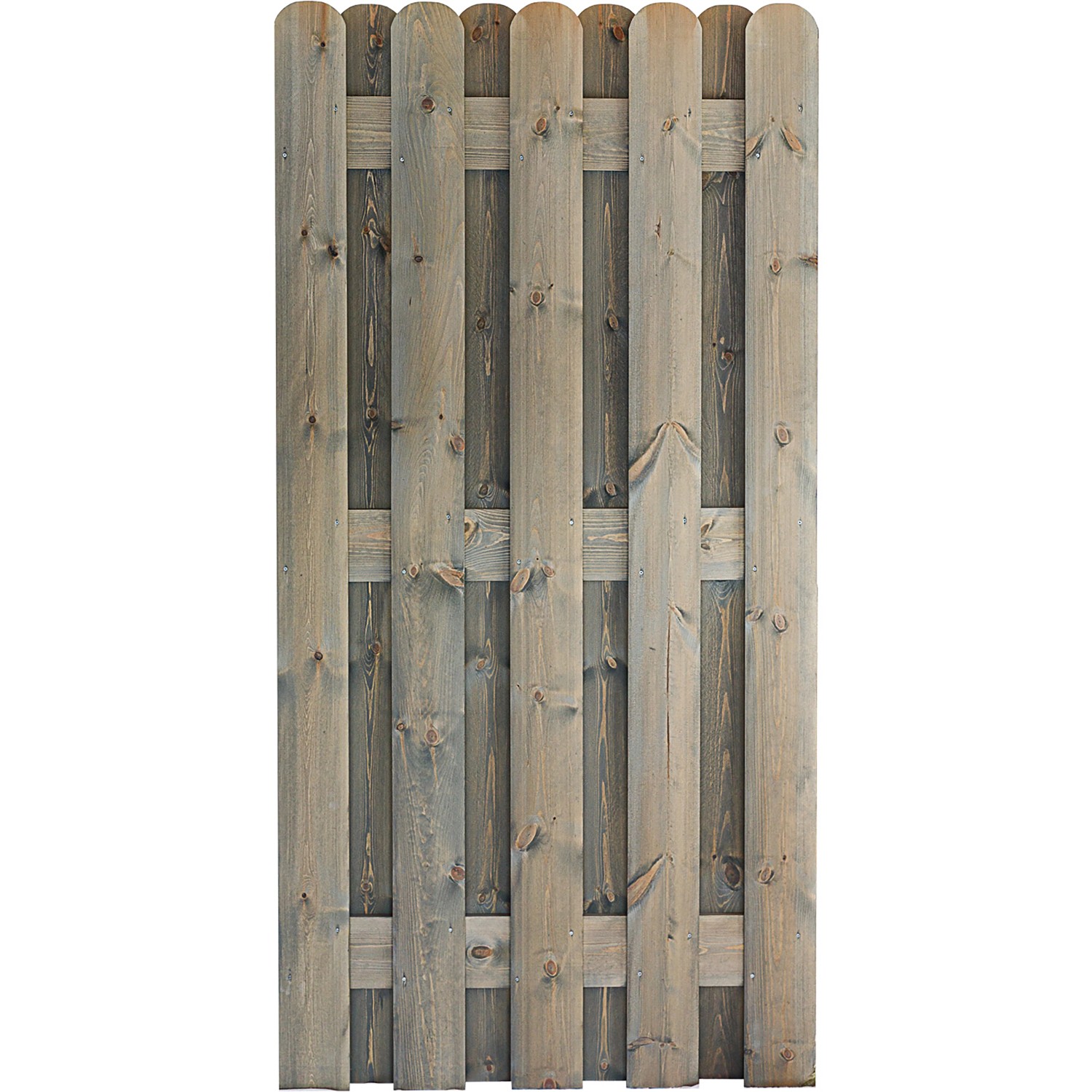 Bohlenzaun KDI 90 cm x 180 cm Grau Bohlenzaun KDI 90 cm x 180 cm Grau von Andrewex