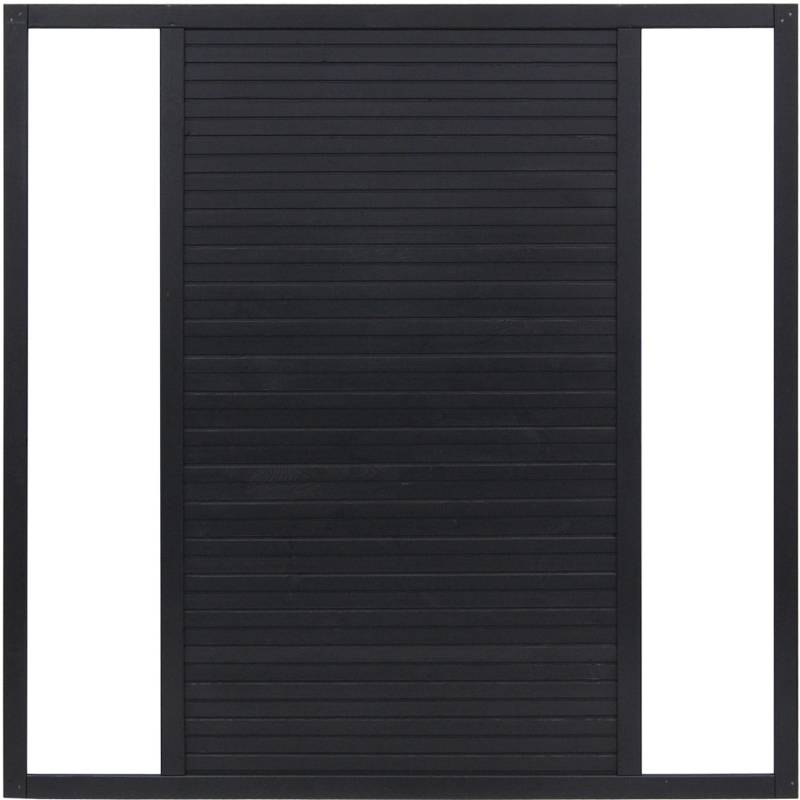 Sichtschutzzaun Element Duo Anthrazit 180 cm x 180 cm von Andrewex