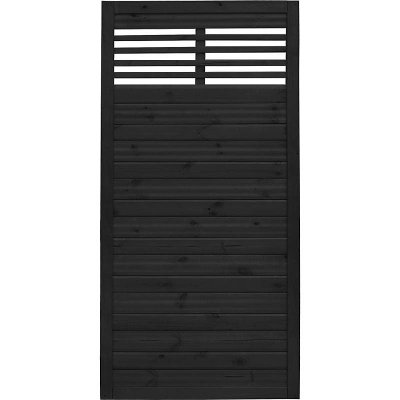 Sichtschutzzaun Element Nicea Anthrazit 180 cm x 90 cm von Andrewex