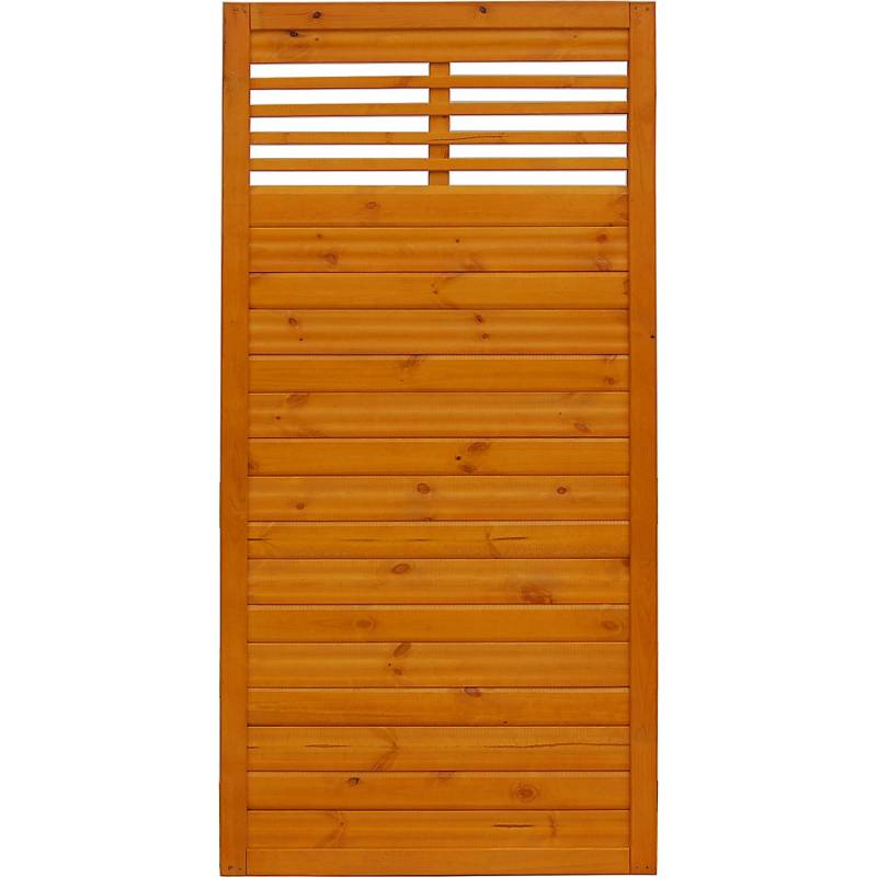 Sichtschutzzaun Element Nicea Pinienfarben 180 cm x 90 cm von Andrewex