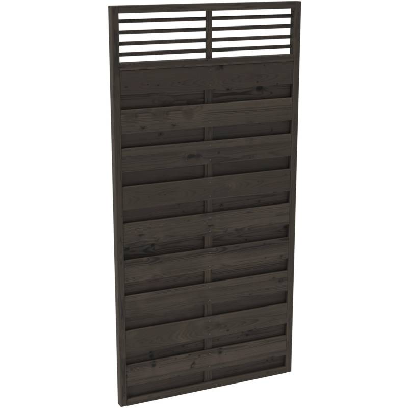 Sichtschutzzaun Element Wien Grau 180 cm x 90 cm von Andrewex