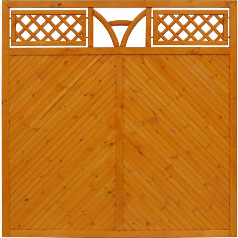 Sichtschutzzaun Toulon 180 cm x 180 cm Pinie FSC von -