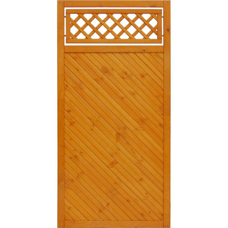 Sichtschutzzaun Toulon 180 cm x 90 cm Pinie von Andrewex