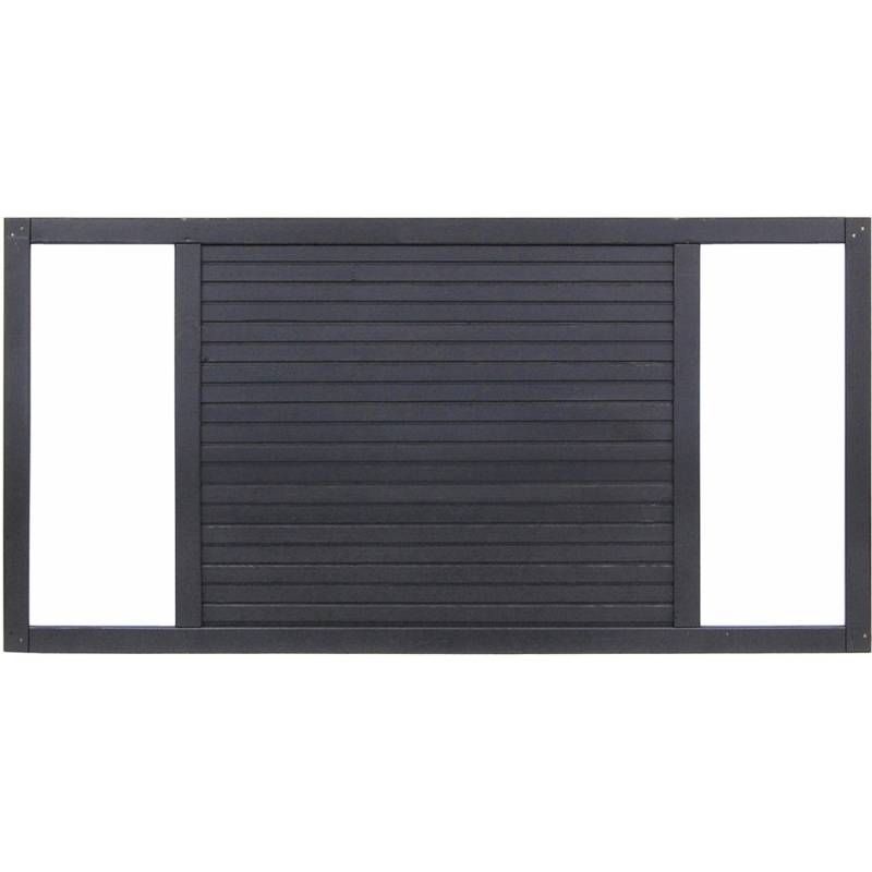 Sichtschutzzaun Element Duo Anthrazit 90 cm x 180 cm von Andrewex