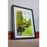 Augusta National Druck Poster Leinwand Golf Club, Masters Wand Kunst Dekor, Vinatage Reise Leinwand, Geschenk von AndriusPosters