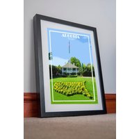 Golf Print Poster Leinwand, Augusta National Club, Geschenkidee, The Masters Canvas Wandkunst, Dekor, Vintage von AndriusPosters