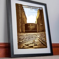 Guinness Print Poster Leinwand Dublin Gatehouse Irland Brewery Canvas Wanddekoration Wand Rt von AndriusPosters