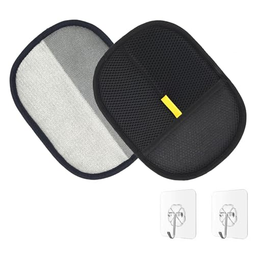 2 Stück Tierhaarentferner Handschuh, Fellmagnet, Fell Magnet Handschuh für Hunde & Katzen, Doppelseitige Handschuh Katzenhaare, Wiederverwendbare Katzenhandschuh von Andseeyou