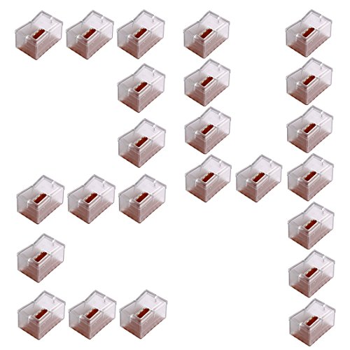 Andux 24 pcs/Set Silikon Stuhl Bein Caps Füße Pads Möbel Tisch Abdeckungen Holz Boden Protektoren GJZJD-02 (15#) von Andux