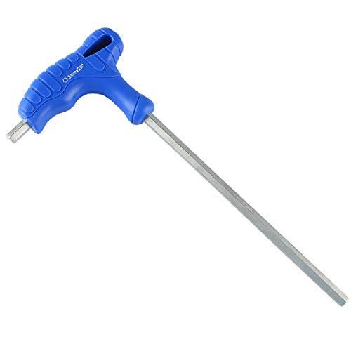 Andux Zone Innensechskantschlüssel Blau T-Griff CR-V Sechskant Metrischschlüssel Sechskantschlüssel flaches Ende NLJBS-07 (8mm) von Andux