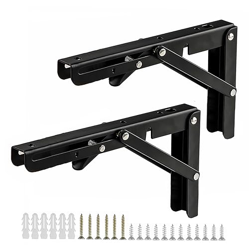 Schwerlastträger Regalträger Klappbare 16 Zoll, 2Stk Hochleistungsregale Klammer Klappkonsolen Schwerlastkonsole klappbare Regalwinkel Regalhalter Regal Träger Konsole,Belastung: 80kg / 176lbs Schwerlastträger Regalträger Klappbare 16 Zoll, 2Stk Hochleistungsregale Klammer Klappkonsolen Schwerlastkonsole klappbare Regalwinkel Regalhalter Regal Träger Konsole,Belastung: 80kg / 176lbs von Anesty