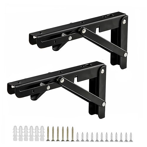 Schwerlastträger Regalträger Klappbare 8 Zoll, 2 Stk Klappkonsolen Schwerlastkonsole Regalwinkel Regal Konsole Stegkonsole Regalhalter Klappschelfhalterungen,Belastung 50 kg/110lbs Schwerlastträger Regalträger Klappbare 8 Zoll, 2 Stk Klappkonsolen Schwerlastkonsole Regalwinkel Regal Konsole Stegkonsole Regalhalter Klappschelfhalterungen,Belastung 50 kg/110lbs von Anesty