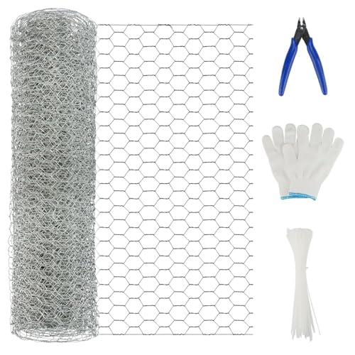 Sechseckgeflecht Maschendrahtzaun 40cm x 5m,Volierendraht Hasendraht Kaninchendraht Hühnerdraht Hühnerzaun Drahtgitter Drahtzaun Drahtgeflecht 6eck Gartenzaun | Verzinkt | Maschen 25 mm Sechseckgeflecht Maschendrahtzaun 40cm x 5m,Volierendraht Hasendraht Kaninchendraht Hühnerdraht Hühnerzaun Drahtgitter Drahtzaun Drahtgeflecht 6eck Gartenzaun | Verzinkt | Maschen 25 mm von Anesty