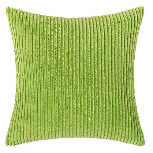 2er Set Kordsamt Kissenbezug Weihnachten, 45x45cm Kord Kissenhülle Kissenbezüge, Dekorative Kissenbezug Sofakissen, Zierkissenbezug Dekokissen, Kissenhülle für Schlafzimmer Wohnzimmer,Hellgrün 2er Set Kordsamt Kissenbezug Weihnachten, 45x45cm Kord Kissenhülle Kissenbezüge, Dekorative Kissenbezug Sofakissen, Zierkissenbezug Dekokissen, Kissenhülle für Schlafzimmer Wohnzimmer,Hellgrün von Anevous