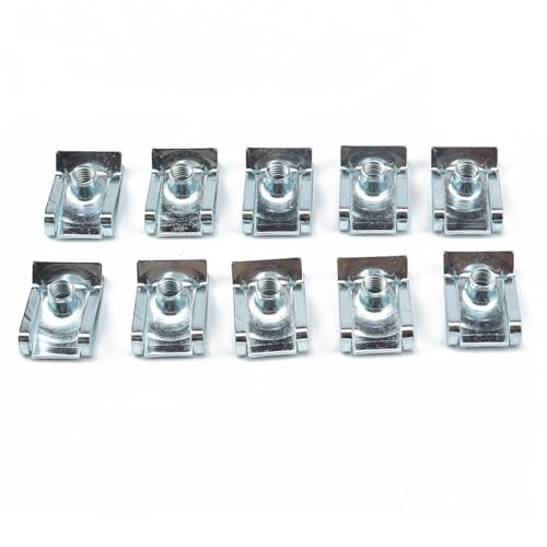 Anevous 10 Stück Gewinde Clip Mutter, Edelstahl Blechmuttern, Schrauben Muttern Klemmmuttern, Blechmuttern Clips, Schrauben Schlauchschellen für Auto Motorader,M8 Anevous 10 Stück Gewinde Clip Mutter, Edelstahl Blechmuttern, Schrauben Muttern Klemmmuttern, Blechmuttern Clips, Schrauben Schlauchschellen für Auto Motorader,M8 von Anevous