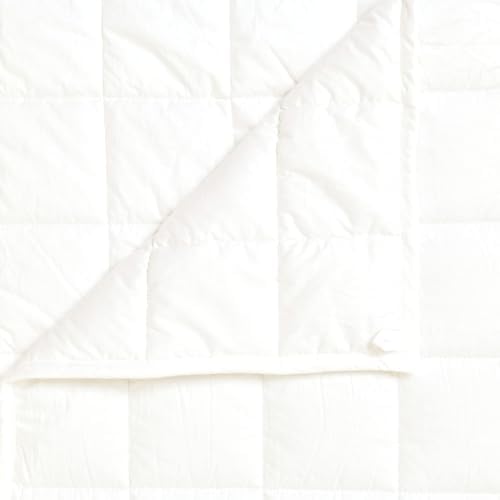 Anew Sleep - Gewichtsdecke Kind - Weiß - 100 x 140 cm - 3 kg - Therapeutische Schwere Decke für Schlafkomfort - Anti-Stress Bettdecke für Kinder - Hergestellt aus hochwertigen Materialien von Anew