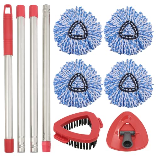 7-teiliges Wischmopp-Ersatzkopf-Set, kompatibel mit Ocedar 2 Tanksystem, 4 Stück Mikrofaser-Wischmoppköpfe, 1 Packung Moppgriff, 1 Packung Scheuerbürste, 1 Mopp-Basis für die Bodenreinigung 7-teiliges Wischmopp-Ersatzkopf-Set, kompatibel mit Ocedar 2 Tanksystem, 4 Stück Mikrofaser-Wischmoppköpfe, 1 Packung Moppgriff, 1 Packung Scheuerbürste, 1 Mopp-Basis für die Bodenreinigung von Anffeary