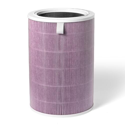 Ersatzfilter kompatibel mit Xiaomi Mi 2 2H 2S 2C 3H 3C 3 Pro Luftreiniger Ersatzfilter MCR-FLG - mit RFID Chip - 4fach Hohe Effizienz H13 Grade True HEPA-Filter und Aktivkohlefilter - Lila Ersatzfilter kompatibel mit Xiaomi Mi 2 2H 2S 2C 3H 3C 3 Pro Luftreiniger Ersatzfilter MCR-FLG - mit RFID Chip - 4fach Hohe Effizienz H13 Grade True HEPA-Filter und Aktivkohlefilter - Lila von Anfi Filter