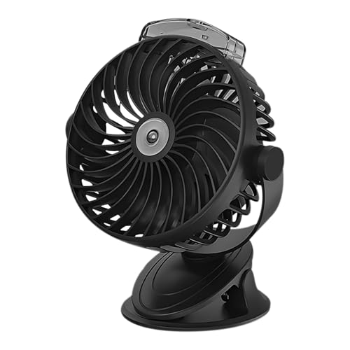 AngLink Tragbarer Clip-Ventilator, USB Mini-Ventilator mit 5-Geschwindigkeitsregulierung, Leiser Tischventilator für Zuhause, Büro & Reisen – Kompakt und Energiesparend von AngLink