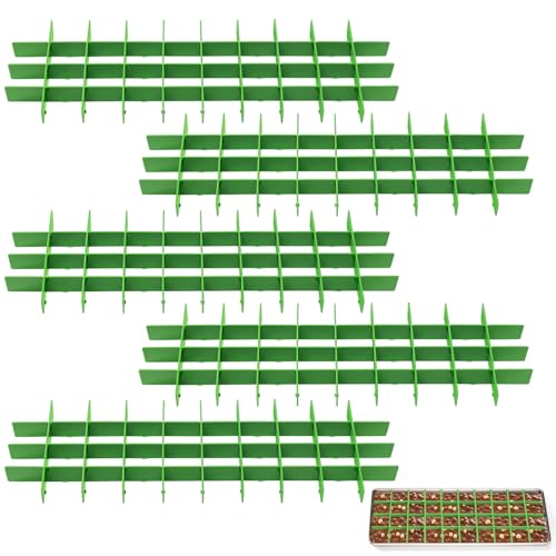 Angadona 5 Sets Trennwände, kompatibel mit Ernte-Gefriertrocknern, mittelgroßen Tabletts, verstellbares Verriegelungsgitter für den Würfelgefriertrockner, Gefriertrockner-Zubehör Angadona 5 Sets Trennwände, kompatibel mit Ernte-Gefriertrocknern, mittelgroßen Tabletts, verstellbares Verriegelungsgitter für den Würfelgefriertrockner, Gefriertrockner-Zubehör von Angadona