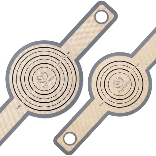 Sauerteig-Silikon-Brotschlinge in 3 Größen – oval und rund, antihaftbeschichtet & leicht zu reinigen, wiederverwendbar, ovale Silikon-Backmatte für Dutch Oven Mit langen Griffen Sauerteigbrot Sauerteig-Silikon-Brotschlinge in 3 Größen – oval und rund, antihaftbeschichtet & leicht zu reinigen, wiederverwendbar, ovale Silikon-Backmatte für Dutch Oven Mit langen Griffen Sauerteigbrot von Angadona