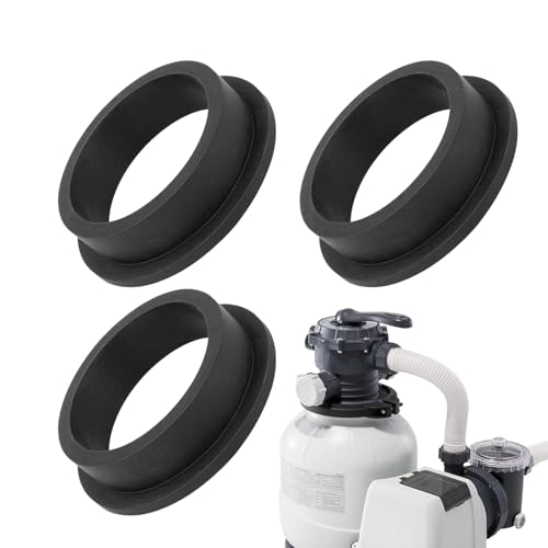 5 Stück Pool O-Ringe Ersatzteil Für Intex - Pool Gummi Dichtringe Unterlegscheiben - Pool Filterpumpe Dichtungsringe - L Form O Ringe Unterlegscheiben Pool Sandfilterpumpen Ersatzteile (11228) von Angaekkot