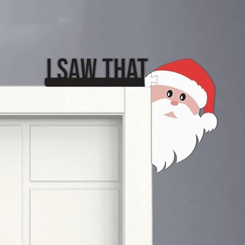 Angaekkot Lustige Türrahmen Weihnachtsdeko,Christmas Home Decor, Weihnachtsmann für Türrahmen Deko,Holztür Eckschild,Weihnachtsdeko,Holz Weihnachten Türrahmen Ornament Für Home Angaekkot Lustige Türrahmen Weihnachtsdeko,Christmas Home Decor, Weihnachtsmann für Türrahmen Deko,Holztür Eckschild,Weihnachtsdeko,Holz Weihnachten Türrahmen Ornament Für Home von Angaekkot