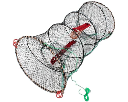 Angel-Berger Köderfischreuse faltbar Fischreuse Krebsreuse Trap Keepnet Angelkescher von Angel-Berger