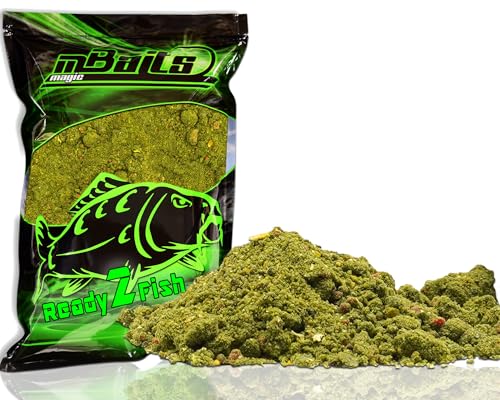 Magic Baits Ready 2 Fish Groundbait Angelfutter Fertigfutter Feeder Futter angelfertig Grundfutter fertig zum Angeln Futtermittel (800g, Natural Squid & Liver) von Angel-Berger