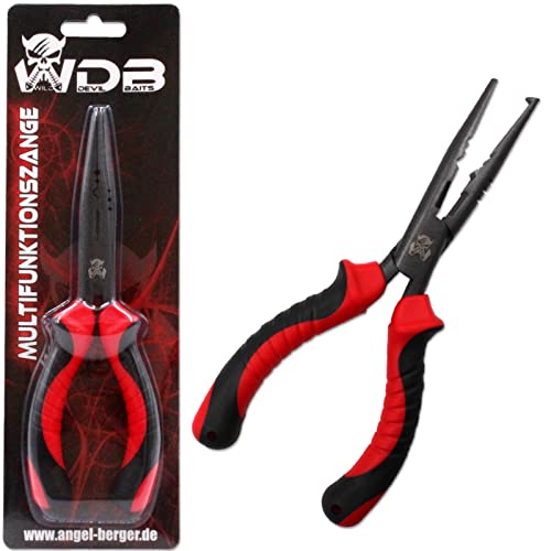 Wild Devil Baits Multifunktionszange Multi Plier Raubfischklemme Hakenklemme Angelzange von Angel-Berger