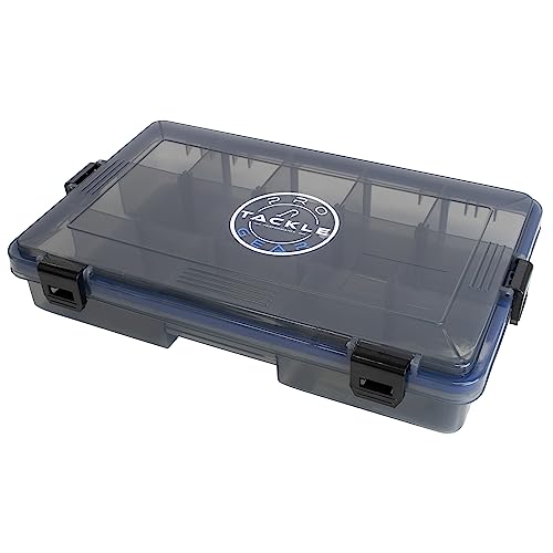 Pro Tackle Lure Box Shallow Köderbox Kunstköderbox Tacklebox Angelbox, grau, wasserdicht (Medium - 27,5 x 18 x 5cm) von Angel Domäne