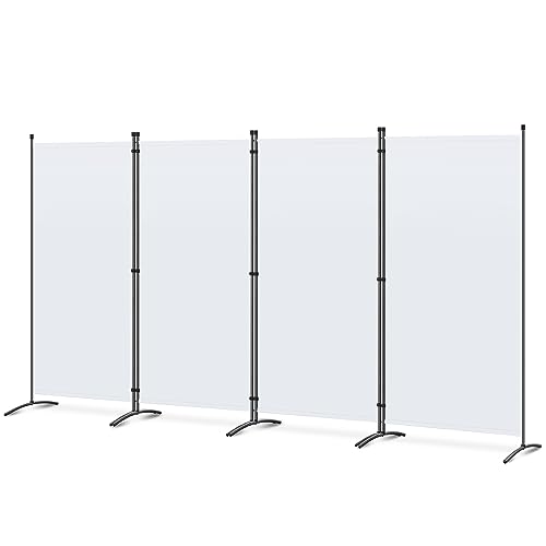 Angel Living Paravent 4tlg 324 X170CM Sichtschutz Balkonbespannung Balkonsichtschutz Paravent Raumteiler Trennwand,Elfenbein von Angel Living