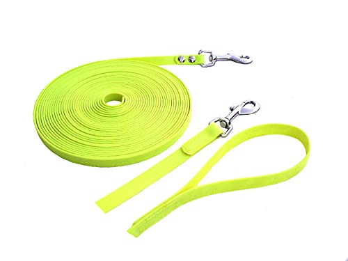 MJH Schleppleine Neongelb 13mm breit/2m lang ohne Handschlaufe MJH Schleppleine Neongelb 13mm breit/2m lang ohne Handschlaufe von Angel for Pets