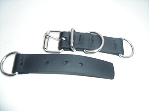 MJH Halsband Verschluss Adapter verstellbar 16mm breit versch. Farben (schwarz) von Angel for Pets