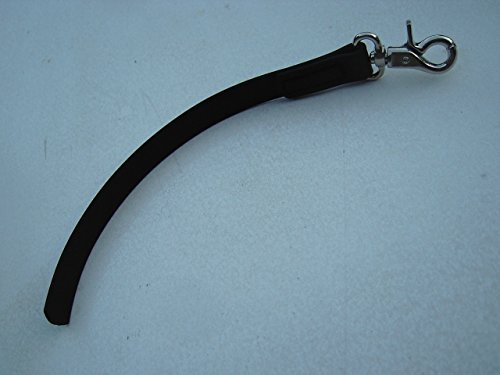 MJH Kurzführer 30cm lang mit Snapkarabiner versch. Breiten u. Farben (13mm, schwarz) von Angel for Pets