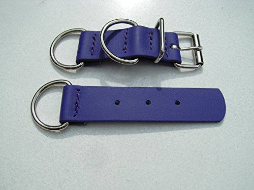 Angel for Pets MJH BioThane Halsband Verschluss verstellbar 25mm breit versch. Farben (1, violett) von Angel for Pets