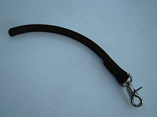 MJH Kurzführer 30cm lang mit Snapkarabiner versch. Breiten u. Farben (16mm, schwarz) von Angel for Pets