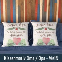 Kissen Für Oma Oder Opa Von Enkelkinder - Mit Namen Personalisiert. Kissenbezug 45 X cm Inklusive Füllung. Geschenk Weihnachten Geburtstag Kissen Für Oma Oder Opa Von Enkelkinder - Mit Namen Personalisiert. Kissenbezug 45 X cm Inklusive Füllung. Geschenk Weihnachten Geburtstag von AngelAccessoriesShop