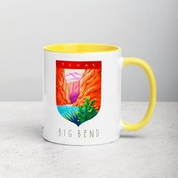 Große Biege-Kaffeetasse. Big Bend National Park Kaffeetasse. Biegekunst. Nationalpark Kunst. Druck. Tasse Große Biege-Kaffeetasse. Big Bend National Park Kaffeetasse. Biegekunst. Nationalpark Kunst. Druck. Tasse von AngelaStaehlingArt