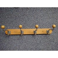Vintage Garderobe /Hakenleiste/Wandgarderobe Jäger & Kästner 1958 von AngelasAllerlei