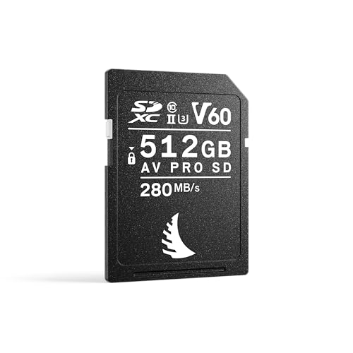 Angelbird - AV PRO SD V60 MK2-512GB - SDXC UHS-II Speicherkarte - Weitgehend kompatibel - bis zu 6K - für hochauflösende Fotografie, ultraschnelle Serienbildaufnahmen und leichte Videoproduktion von Angelbird