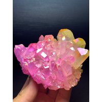 Kristall Cluster Galvanisierte Doppelfarbige Kristallgruppe/Galvanisierte Kristallgruppe/Galvanisiertes Kristall/Ckf66 von Angelcarving